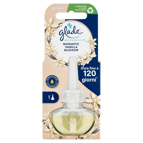 Glade® Liquido Elettrico Ricarica, Profumatore per ambienti, Fragranza Vanilla 20ml BRI1532550
