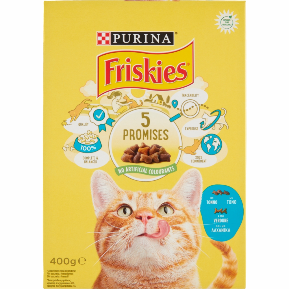 Image of FRISKIES PURINA FRISKIES Gatto Adult Con Tonno e con Verdure 400 g014