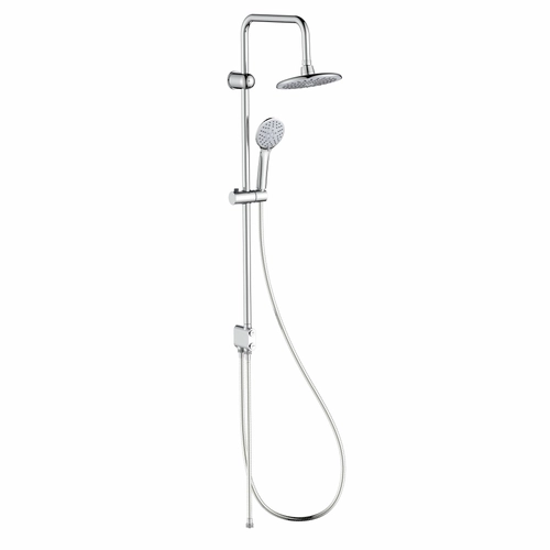 Colonna doccia Belize in acciaio inox cromato lucido tonda BRI1537081