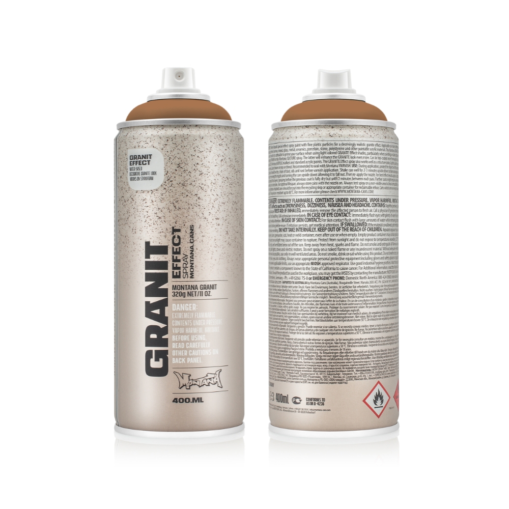 Image of MONTANA Smalto spray EFFECT EG8000 GRANITO MARRONE marrone da 0,4 L014