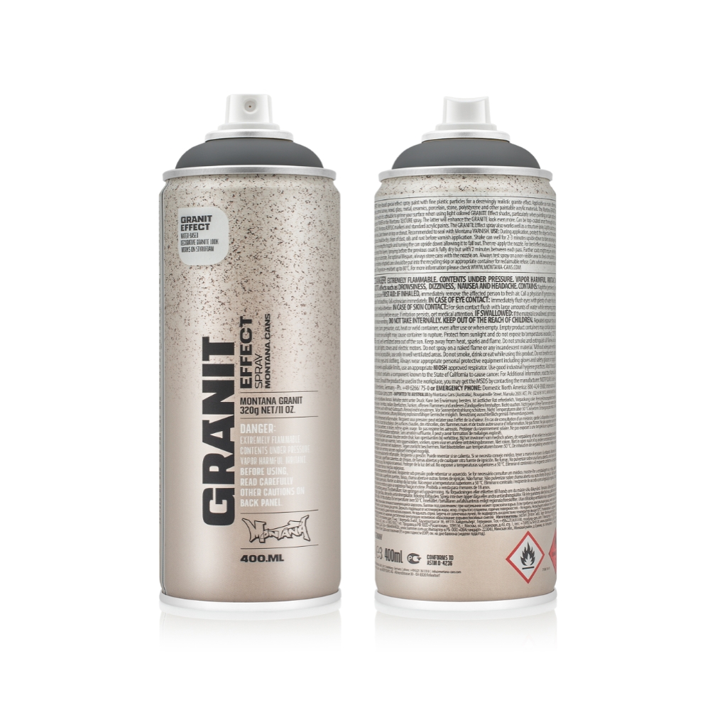 Image of MONTANA Smalto spray EFFECT EG7050 GRANITO GRIGIO grigio da 0,4 L014