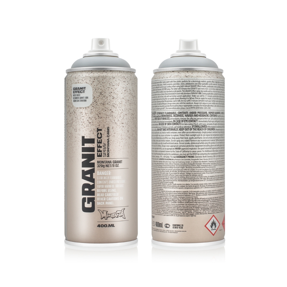 Image of MONTANA Smalto spray EFFECT EG7000 GRANITO GRIGIO CHIARO grigio da 0,4 L014