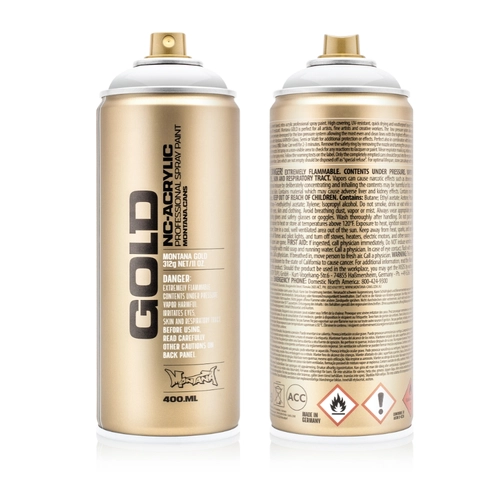 Vernice spray GOLD T9100 TRASPARENTE BIANCO trasparente da 0,4 L BRI1537194