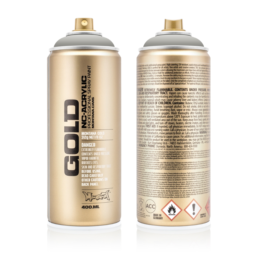 Image of MONTANA Smalto spray GOLD 7030 CORTINA DI FERRO grigio da 0,4 L014