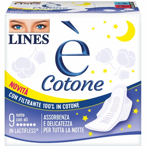 Lines è Cotone notte con ali 9 pz BRI1538632