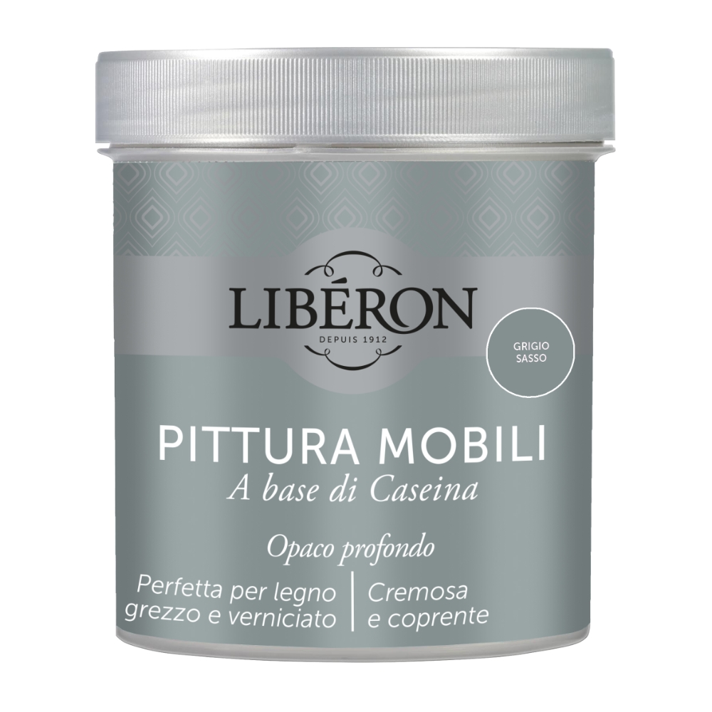 V33 Pittura mobili alla caseina grigio sasso da 500 mL