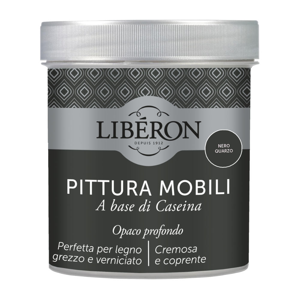 V33 Pittura mobili alla caseina nero quarzo da 500 mL