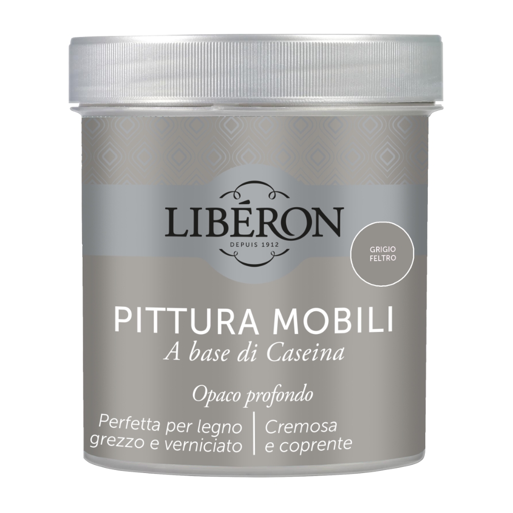 V33 Pittura mobili alla caseina grigio feltro da 500 mL