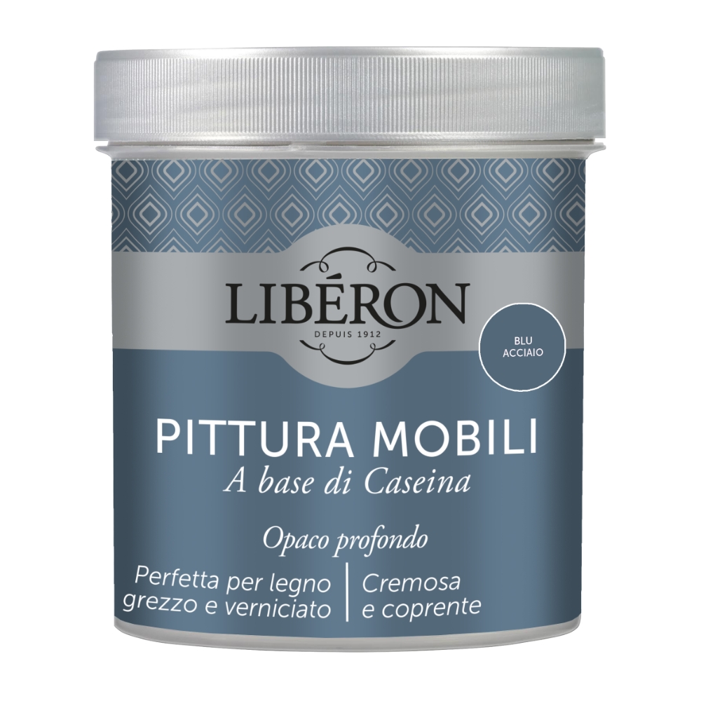 V33 Pittura mobili alla caseina blu acciaio da 500 mL