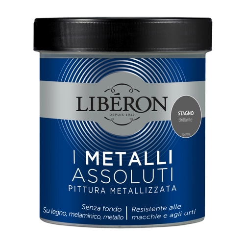 Pittura I METALLI ASSOLUTI argento da 500 mL
 BRI1540155