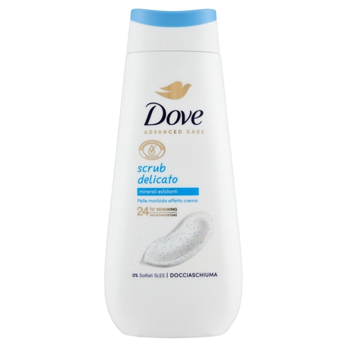 Dove Advanced Care Docciaschiuma scrub delicato minerali esfolianti 225 ml BRI1540401