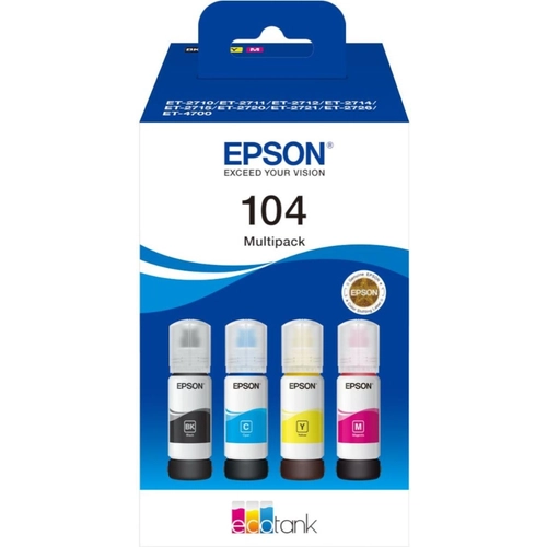 104 ECOTANK 4-COLOUR MULTIPACK BRI1540897