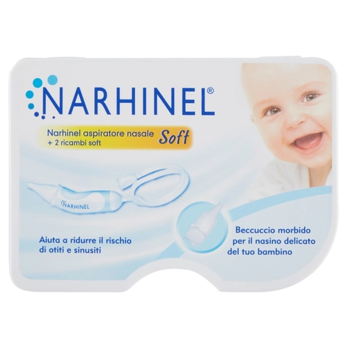 Aspiratore Nasale per Neonati e Bambini + 2 ricariche soft BRI154149