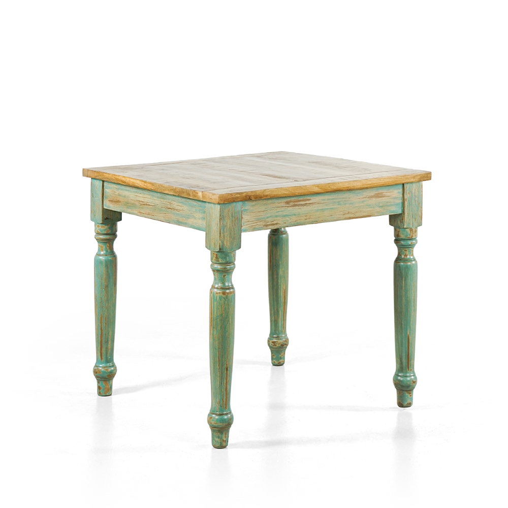 Tavolo TAVOLO SALENTO LEGNO DI MANGO COLORE ANTICHIZZATO 90X90X77 BRI1541888