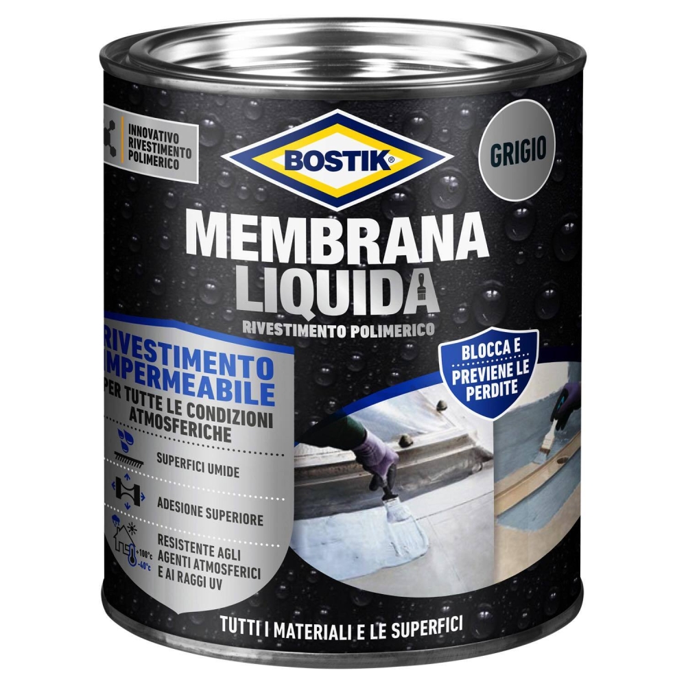 Bostik Membrana liquida grigio da 1 kg