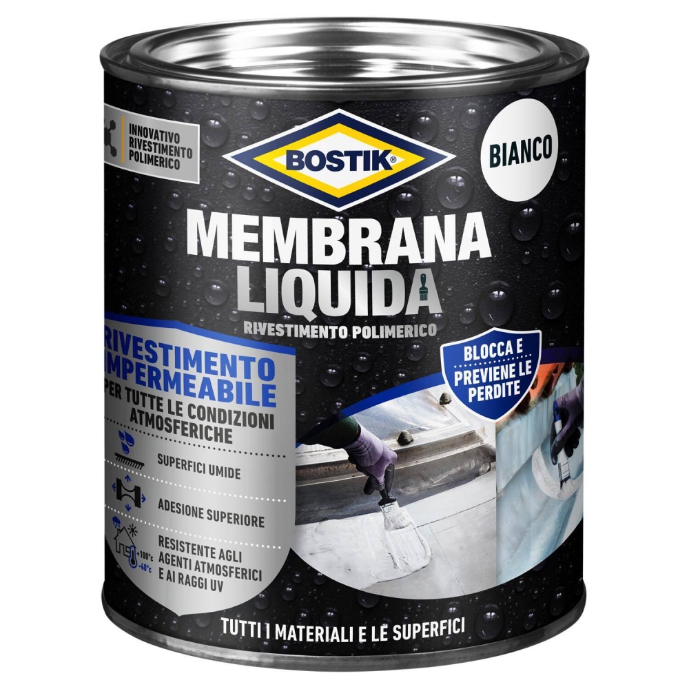 Bostik Membrana liquida Membrana Liquida bianco da 1 kg