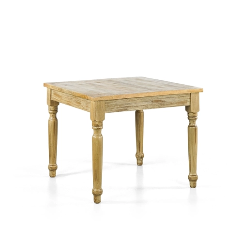 Tavolo TAVOLO SALENTO LEGNO DI MANGO COLORE BCO/BEIGE 80X80X77 BRI1541953