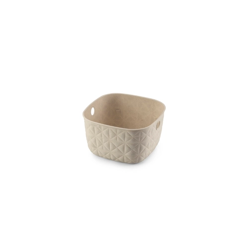 Cestino L19,4 x P11,1 x H19,4 cm, cipria BRI1543007