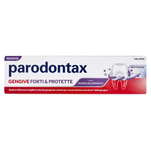 Parodontax Dentifricio Gengive Forti & Protette Whitening con Acido Ialuronico 75 ml BRI1543231