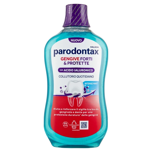Parodontax Collutorio Gengive Forti & Protette con Acido Ialuronico e Menta Piperita 500 ml BRI1543233