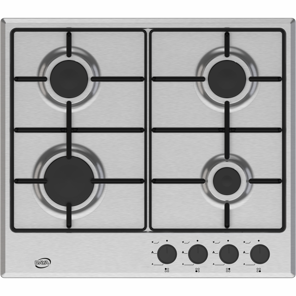 No Brand P.COTT.GAS 60CM 4F G.SMALTATE INOX