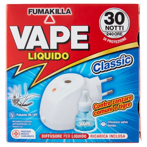 VAPE Elettroemanatore Liquido Classic + Ricarica 15 ml BRI1543441