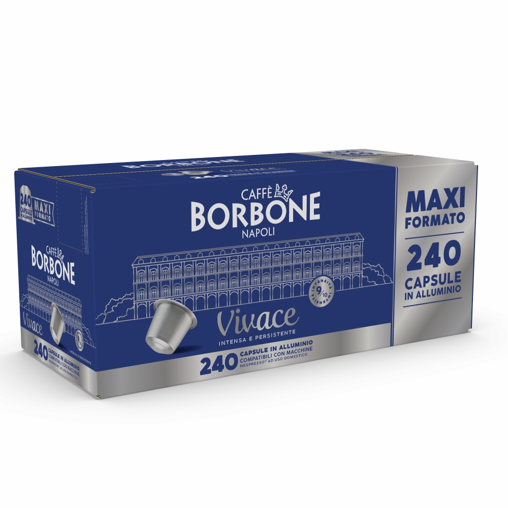 Borbone  BORBONE CAPS CAFFE COMP.NESPRESSO ALLUMINIO VIVA