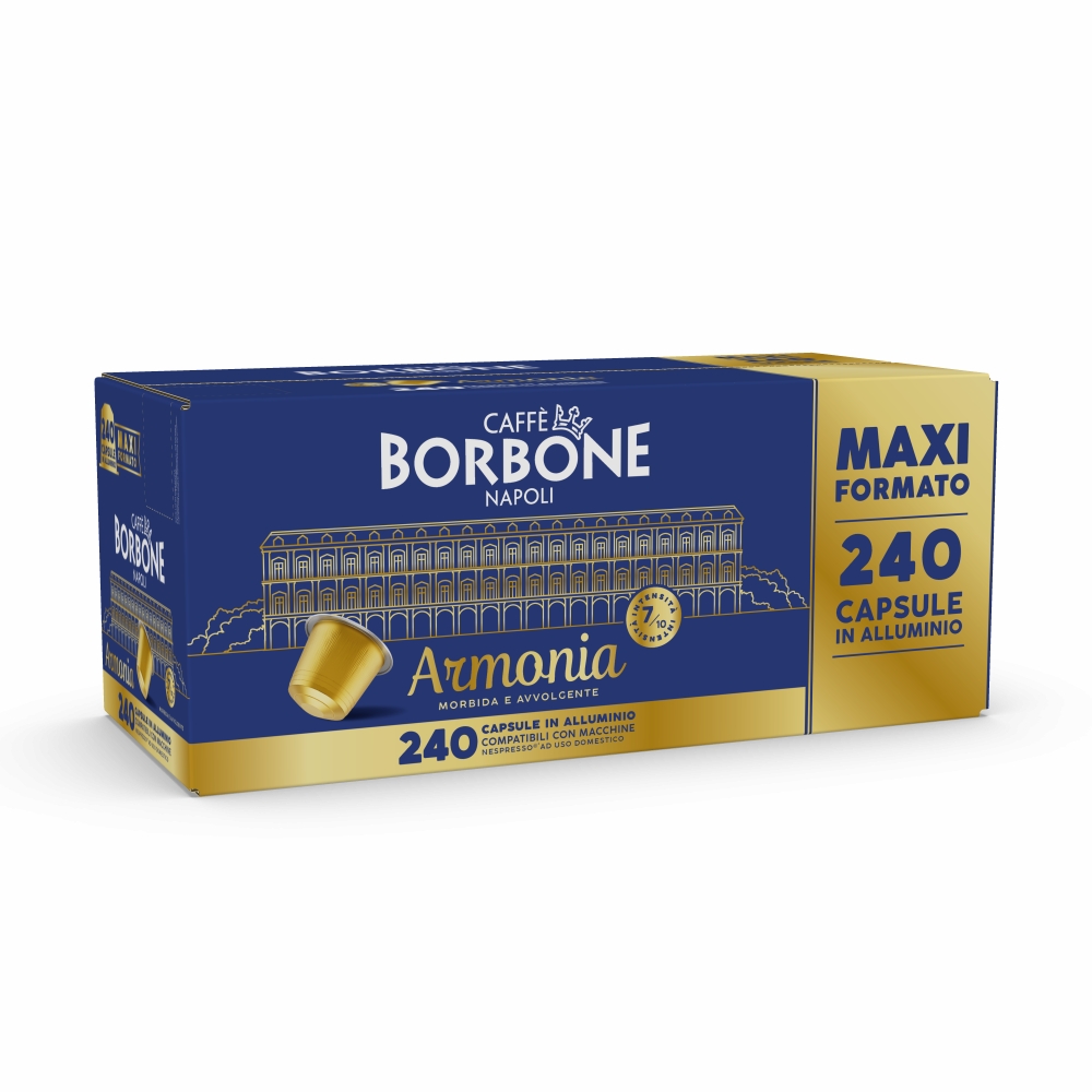 Borbone  BORBONE CAPS CAFFE COMP.NESPRESSO ALLUMINIO ARMO