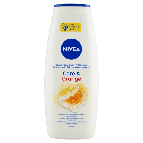 Nivea Care & Orange Caring Foam Bath 650 ml BRI1544044