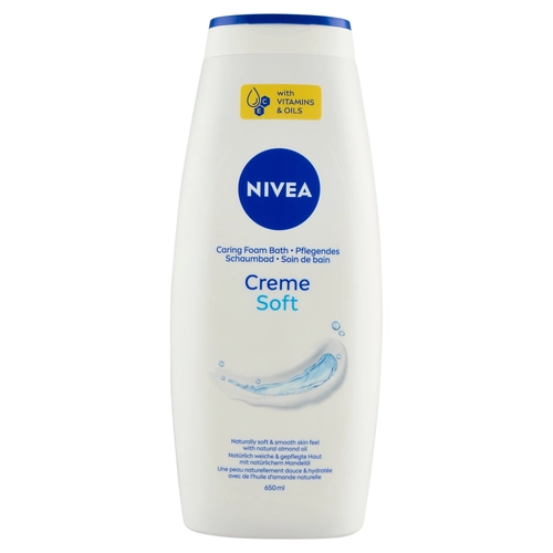 Nivea Creme Soft Caring Foam Bath 650 ml BRI1544045