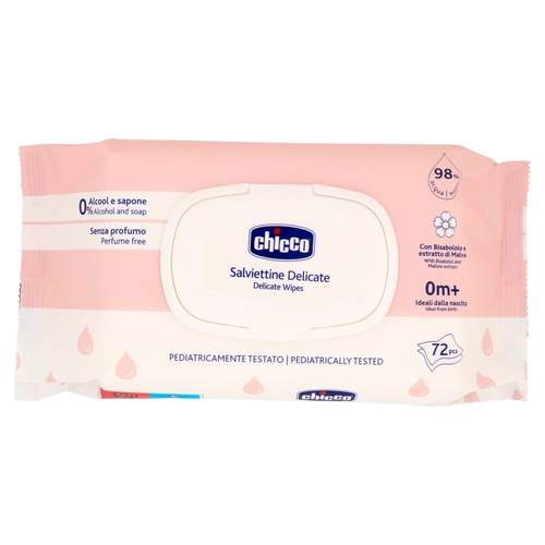 chicco Salviettine Delicate 0m+ 72 pz BRI1544525