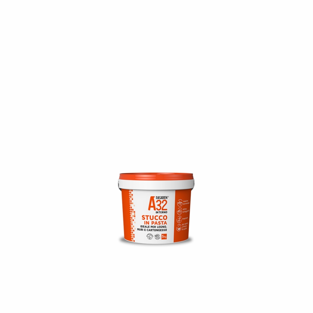 Image of Rhütten Stucco A32 STUCCO IN PASTA PER INTERNO 5 KG CON 5 kg014