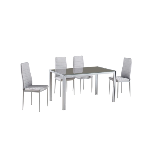 SET PRANZO TAVOLO +4 SEDIE- GRIGIO CHIAR BRI1544781