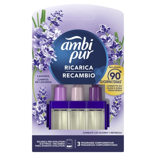 Ambi Pur Profumatore per Ambienti Elettrico Ricarica 3Volution, Lavanda 20 m BRI1547163