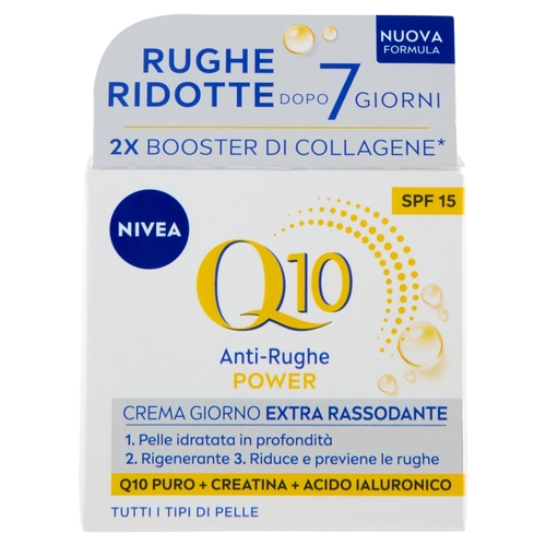 Nivea Q10 Anti-Rughe Power Crema Giorno Extra Rassodante SPF 15 Tutti i Tipi di Pelle 50 ml BRI1547850