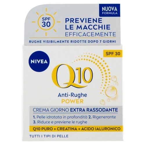 Nivea Q10 Anti-Rughe Power Crema Giorno Extra Rassodante SPF 30 Tutti i Tipi di Pelle 50 ml BRI1547855