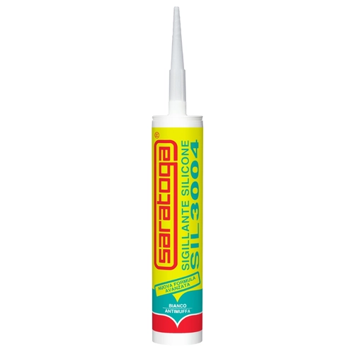 Silicone sigillante silicone sigillante SIL 3004 Bianco Antimuffa 30 pezzi da 280 mL
 BRI1547920