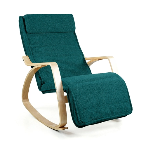 Poltrona a dondolo Bouclé BRI1549354