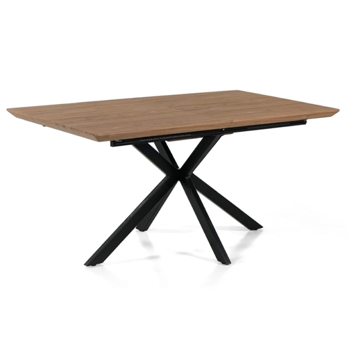 Tavolo estensibile150/190  top rovere, piede nero BRI1551517