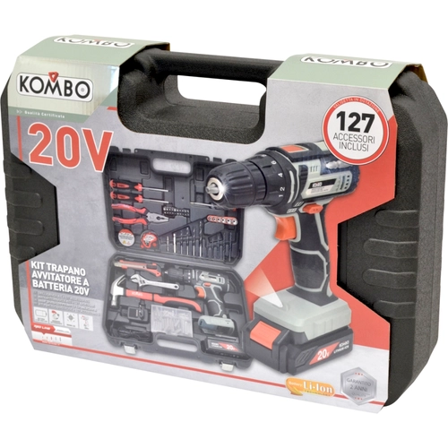 Set trapano avvitatore + accessori BRI1554105