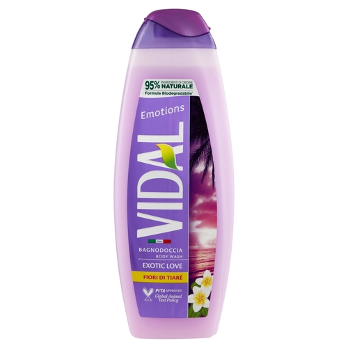 Vidal Emotions Bagnodoccia Exotic Love Fiori di Tiaré 500 ml BRI1554524