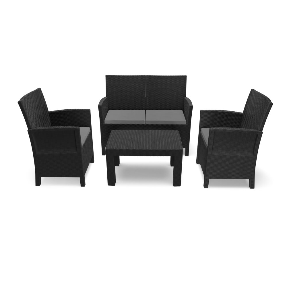 No Brand Set TAORMINA MIDOLLINO POLIMERICO ECOLOGICO in rattan sintetico