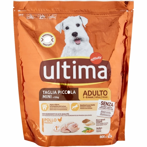 Cibo Cane Mini 1-10 kg Adult 1-8 Anni Pollo 800g BRI1555155