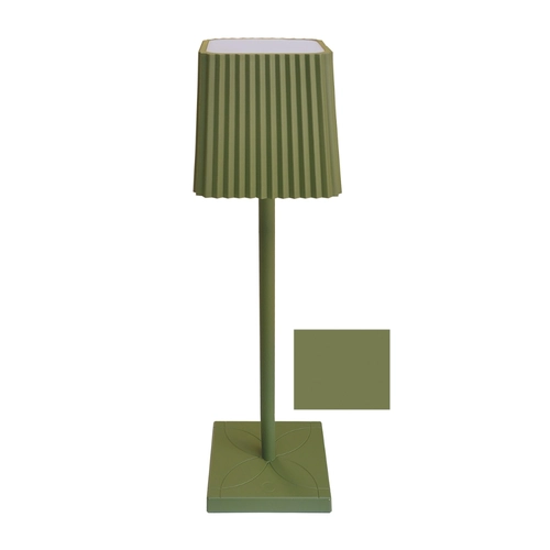 LAMPADA BLOOM VERDE OLIVA  DIMMERAB. E RICARIC. USB, 3 W BRI1555682