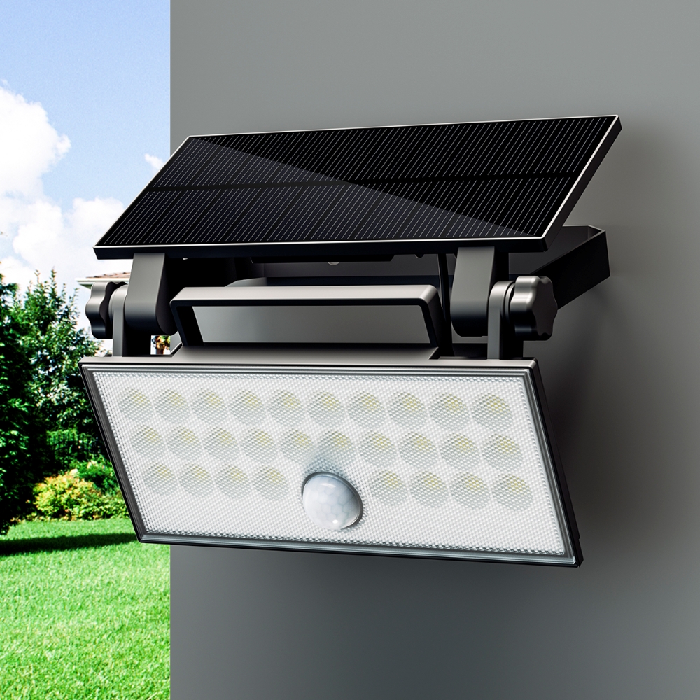 No Brand Faro solare con rilevatore di presenza