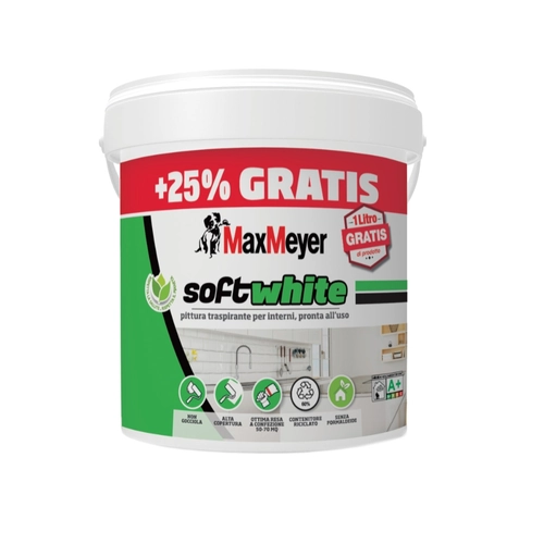 Idropittura SoftWhite 4L+1L Omaggio BRI1557277