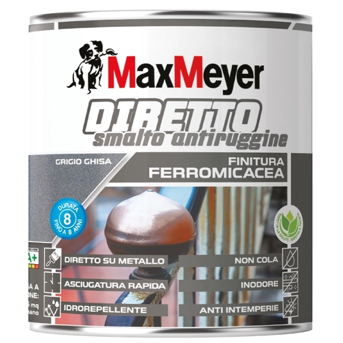 Smalto DIRETTO Ferromicaceo antiruggine all'acqua da 0.75 L BRI1557837