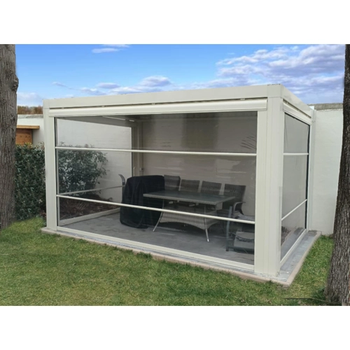 Pannello oscurante CLEAR SCREEN TELAIO BIANCO TELO PVC TRASPARENTE LATO 3M BRI1558107