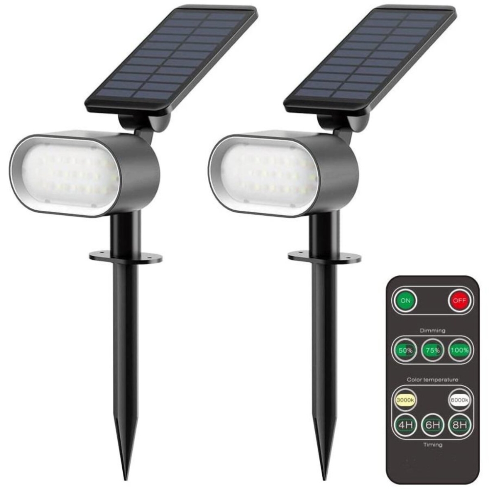 No Brand Faro solare con telecomando