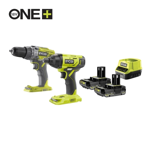 Set trapano avvitatore + avvitatore ad impulsi BRI1559259